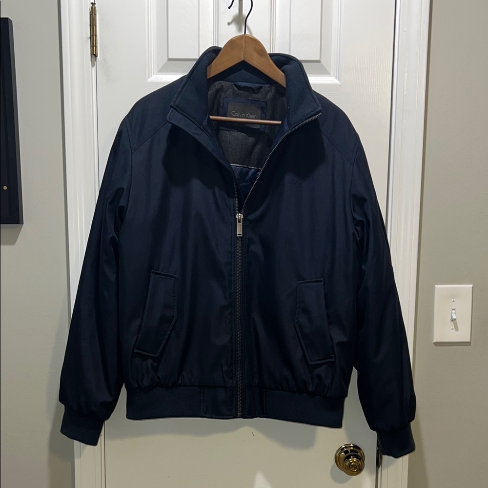 Calvin Klein Men's Navy Winter Coat